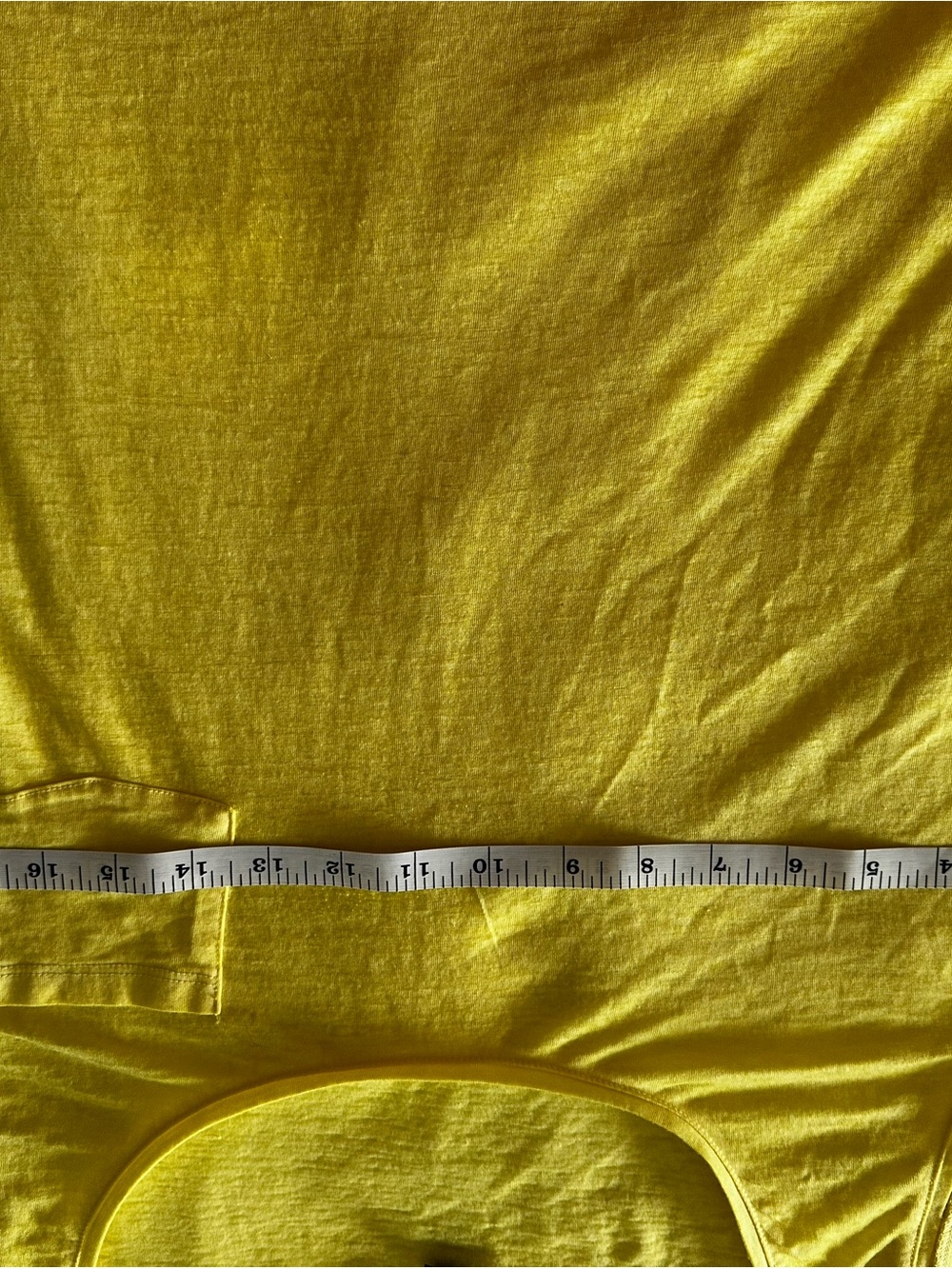 Falls Creek White and Style & Co Bright Yellow Crew Neck Cotton Tee - Picture 4 of 10
